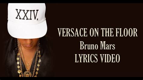 versace song bruno mars